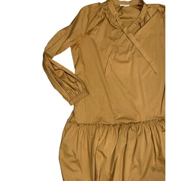 Scotch and Soda Voluminous Long Sleeve Organic Cotton Shift Dress Size Large - Picture 6 of 10